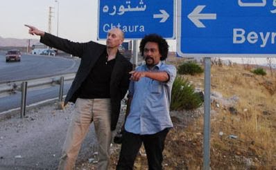 Dieudonné ja ystävä Alain Soral Libanonissa 2006 sionistien hyökkäyksen jälkeen.
