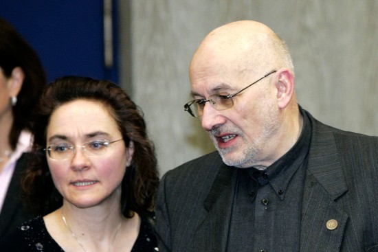 Sylvia Stolz ja Horst Mahler.
